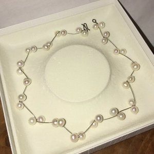 NIB - Aninka Harms - Fresh Water Pearl Necklace - Made in Germany